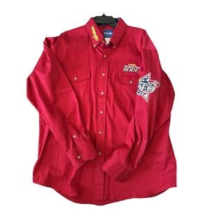 VTg Wrangler National Final Rodeo Shirt Mens Xl Western Cowboy 2002 Las Vegas